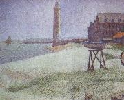 Georges Seurat The Lighthouse at Honfleur USA oil painting artist